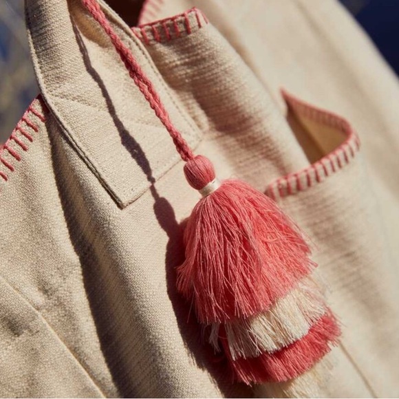 aerie Stitched Tote Bag - Picture 3 of 8